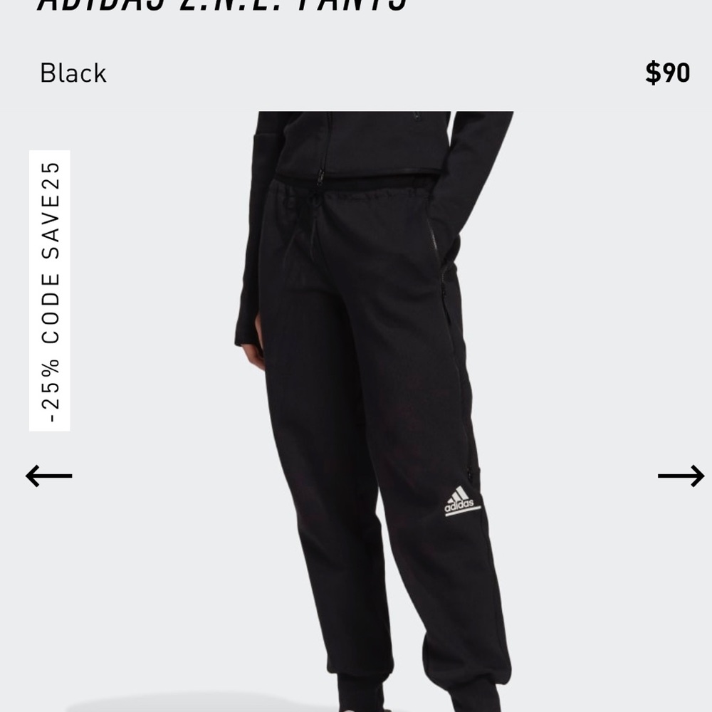Adidas Z.E.N. Side zip jogger pants